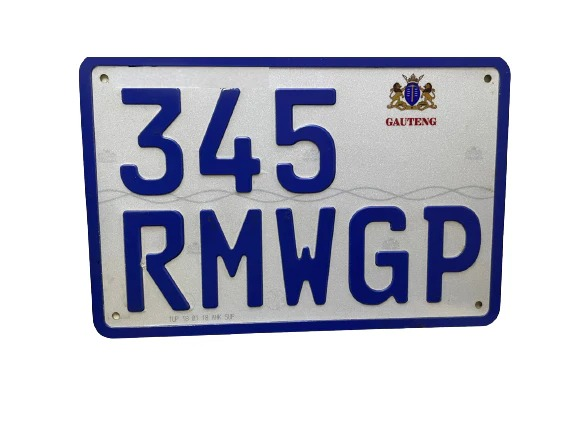 bike number plate