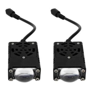 1-LED Yellow & White Grid Grille Lights