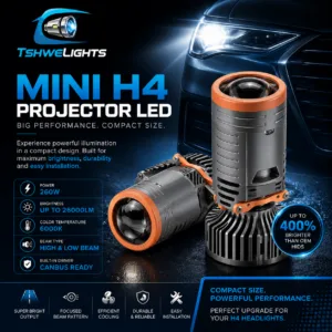 Mini H4 Projector LED
